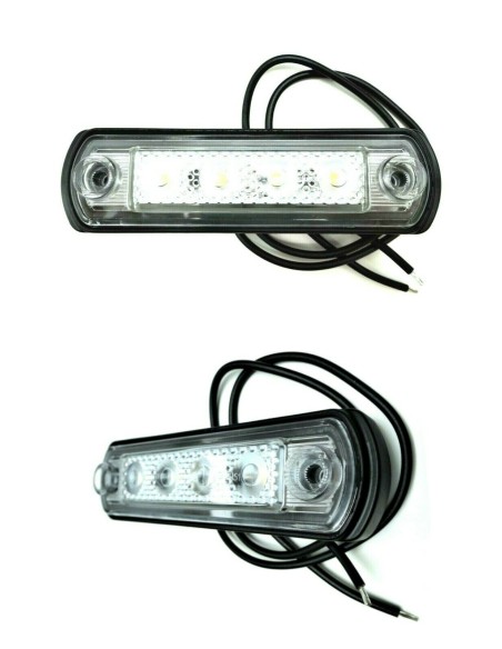 2x LED Umrissleuchte Begrenzungsleuchte Positionsleuchte weiß LKW PKW Anhänger