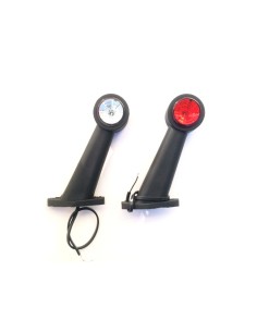 2x LED Umrissleuchte 12V 24V Begrenzungsleuchte Anhänger LKW Seitenleuchte Arm