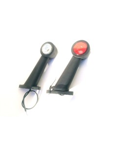 2x LED Umrissleuchte 12V 24V Begrenzungsleuchte Anhänger LKW Seitenleuchte Arm 2