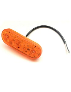 LED Begrenzungsleuchte 12/24V Umrissleuchte Anhänger LKW 114x40x25 mm E20  gelb 2