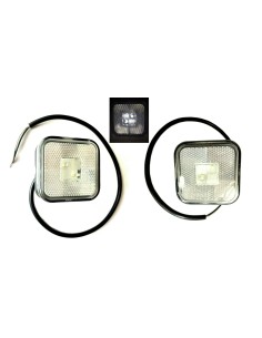 2x Weiß LED Umrissleuchte Begrenzungsleuchte Positionsleuchte E9 LKW PKW SET