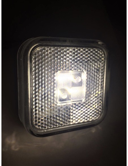 2x Weiß LED Umrissleuchte Begrenzungsleuchte Positionsleuchte E9 LKW PKW SET