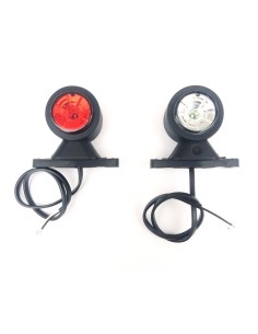 2x LED Begrenzungsleuchte Umrissleuchte 12 24V Seitenleuchte für Anhänger LKW 2