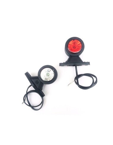 2x LED Begrenzungsleuchte Umrissleuchte 12 24V Seitenleuchte für Anhänger LKW