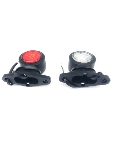 2x LED Begrenzungsleuchte Umrissleuchte 12 24V Seitenleuchte für Anhänger LKW