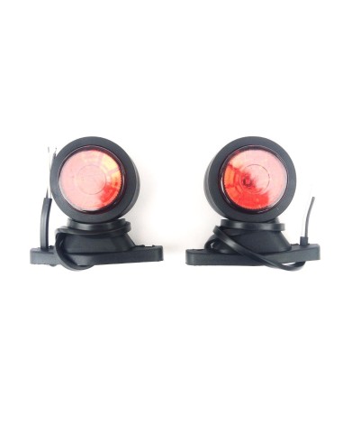 2x LED Begrenzungsleuchte Umrissleuchte 12 24V Seitenleuchte für Anhänger LKW