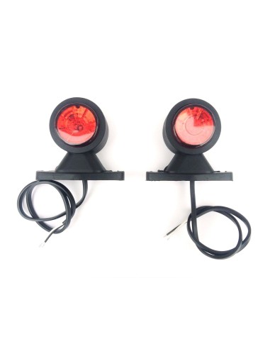 2x LED Begrenzungsleuchte Umrissleuchte 12 24V Seitenleuchte für Anhänger LKW