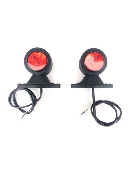 2x LED Begrenzungsleuchte Umrissleuchte 12 24V Seitenleuchte für Anhänger LKW