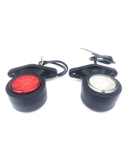 2x LED Begrenzungsleuchte Umrissleuchte 12 24V Seitenleuchte für Anhänger LKW