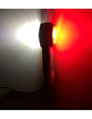 LED Umrissleuchte Begrenzungsleuchte Anhänger Wohnwagen LKW 6 LEDs 12/24V links