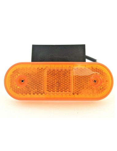 LED Begrenzungsleuchte 12/24V Umrissleuchte Anhänger LKW 114x63x40 mm E20  gelb
