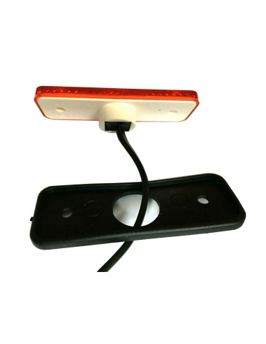 2x ROT  LED Begrenzungsleuchte 12V 24V Umrissleuchte Anhänger LKW E-9 102x36x17
