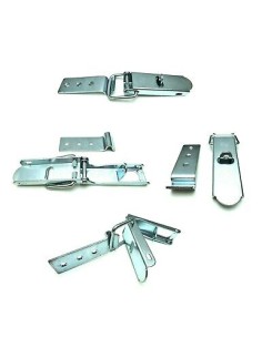 4x Exzenterverschluss Spannverschluss Bordwandverschluss m. Haken Anhänger 130mm