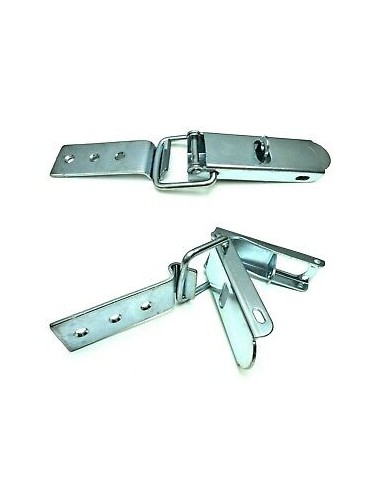 4x Exzenterverschluss Spannverschluss Bordwandverschluss m. Haken Anhänger 130mm
