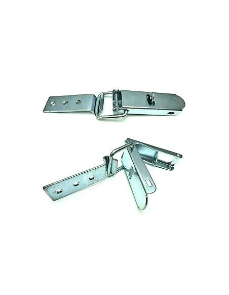 4x Exzenterverschluss Spannverschluss Bordwandverschluss m. Haken Anhänger 130mm