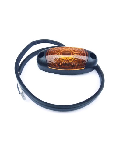 Gelb LED Begrenzungsleuchte Umrissleuchte 12V 24V 72x34x18 E9 für Anhänger LKW