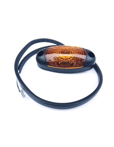 Gelb LED Begrenzungsleuchte Umrissleuchte 12V 24V 72x34x18 E9 für Anhänger LKW