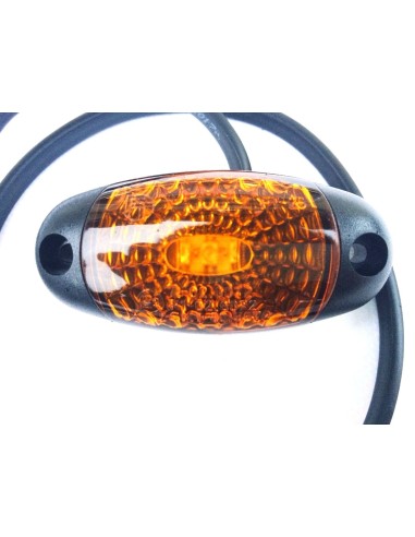 Gelb LED Begrenzungsleuchte Umrissleuchte 12V 24V 72x34x18 E9 für Anhänger LKW