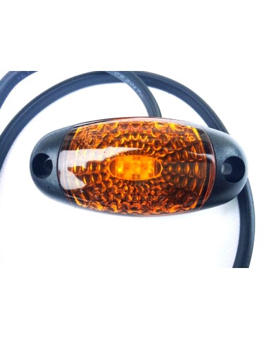 Gelb LED Begrenzungsleuchte Umrissleuchte 12V 24V 72x34x18 E9 für Anhänger LKW