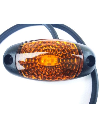 Gelb LED Begrenzungsleuchte Umrissleuchte 12V 24V 72x34x18 E9 für Anhänger LKW