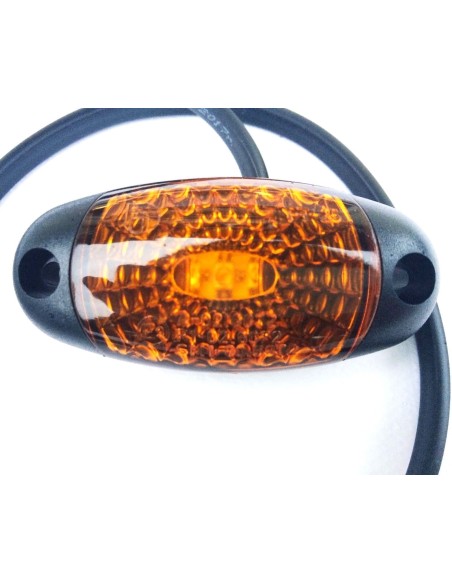 Gelb LED Begrenzungsleuchte Umrissleuchte 12V 24V 72x34x18 E9 für Anhänger LKW