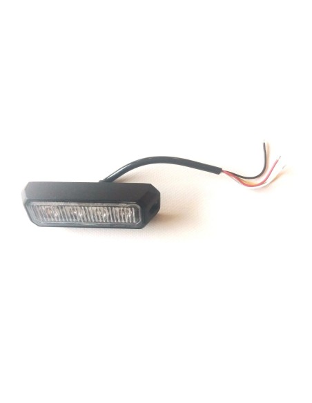 4x LED Frontblitzer Heckblitzer 95x28x19 12V 24V PKW LKW Straßenräumer R65 R10