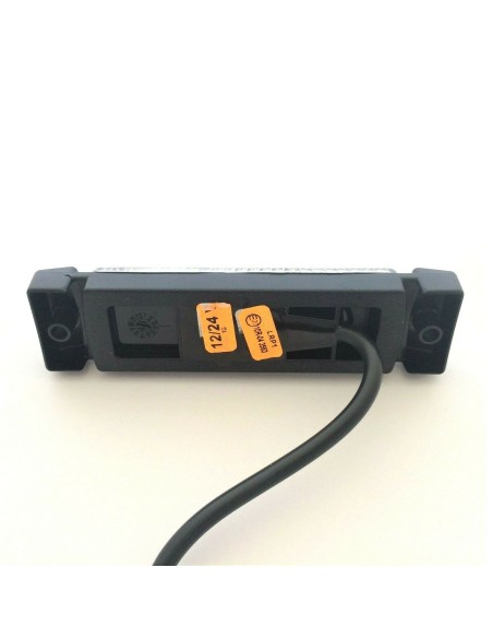 2x Weiß LED Umrissleuchte Begrenzungsleuchte 12/24V Anhänger LKW 131x33x17 Kabel