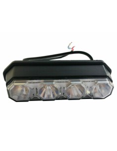 ROT LED Frontblitzer Heckblitzer Warnleuchte 12V 24V E9 PKW LKW R10 mit Dreieck 2