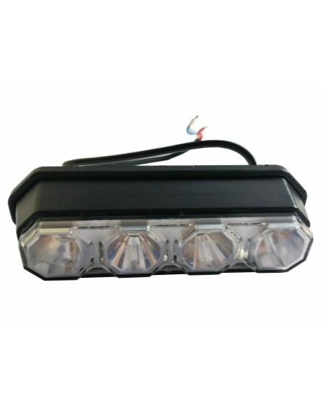 ROT LED Frontblitzer Heckblitzer Warnleuchte 12V 24V E9 PKW LKW R10 mit Dreieck