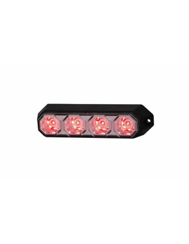 ROT LED Frontblitzer Heckblitzer Warnleuchte 12V 24V E9 PKW LKW R10 mit Dreieck