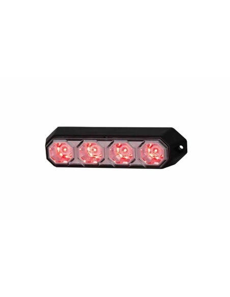 ROT LED Frontblitzer Heckblitzer Warnleuchte 12V 24V E9 PKW LKW R10 mit Dreieck
