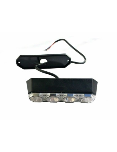 ROT LED Frontblitzer Heckblitzer Warnleuchte 12V 24V E9 PKW LKW R10 mit Dreieck