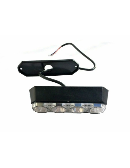 ROT LED Frontblitzer Heckblitzer Warnleuchte 12V 24V E9 PKW LKW R10 mit Dreieck