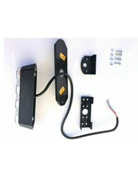 ROT LED Frontblitzer Heckblitzer Warnleuchte 12V 24V E9 PKW LKW R10 mit Dreieck
