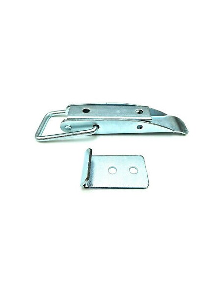 4x Exzenterverschluss Verschluss Bordwandverschluss mit Haken PKW Anhänger 90 mm