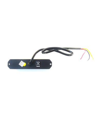 4x LED Frontblitzer Heckblitzer 128x28x19 12V 24V 18W PKW LKW Straßenräumer E9