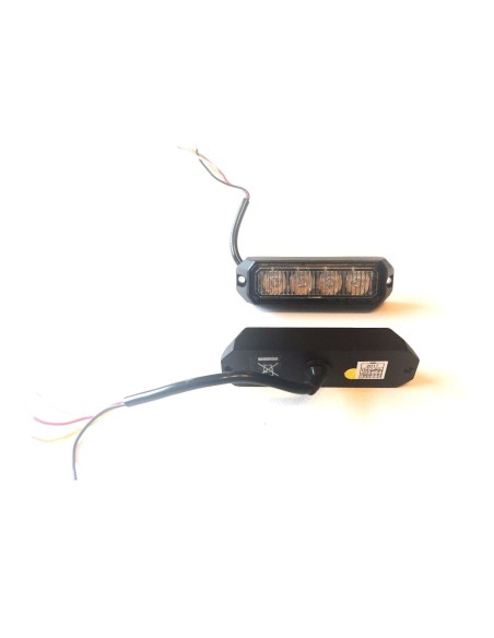 2x LED Frontblitzer Heckblitzer 95x28x19 12V 24V PKW LKW Straßenräumer R65 R10