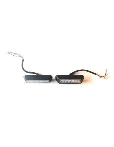 2x LED Frontblitzer Heckblitzer 95x28x19 12V 24V PKW LKW Straßenräumer R65 R10