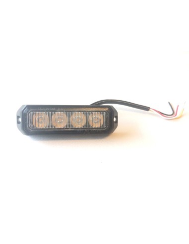 2x LED Frontblitzer Heckblitzer 95x28x19 12V 24V PKW LKW Straßenräumer R65 R10