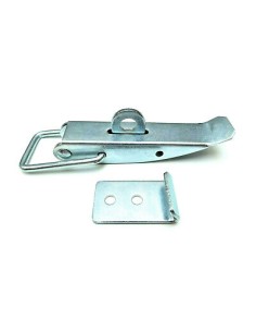 2x Exzenterverschluss Spannverschluss Bordwandverschluss Haken PKW Anhänger 90mm