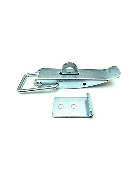 2x Exzenterverschluss Spannverschluss Bordwandverschluss Haken PKW Anhänger 90mm