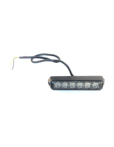 LED Frontblitzer Heckblitzer 6 LED 128x28x19 mm 12V 24V PKW LKW Straßenräumer