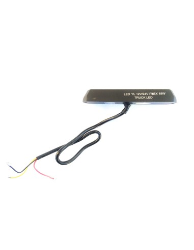 LED Frontblitzer Heckblitzer 6 LED 128x28x19 mm 12V 24V PKW LKW Straßenräumer