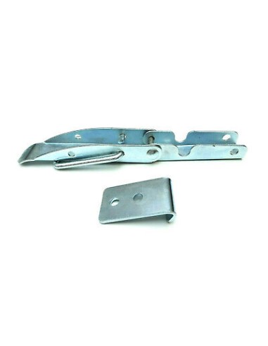 2x Exzenterverschluss Verschluss Bordwandverschluss mit Haken PKW Anhänger 90 mm