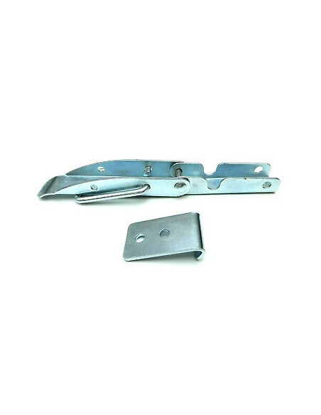 2x Exzenterverschluss Verschluss Bordwandverschluss mit Haken PKW Anhänger 90 mm