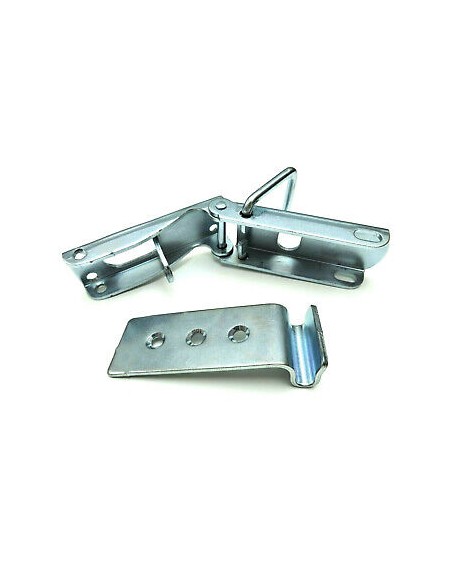 2x Exzenterverschluss Spannverschluss Bordwandverschluss m. Haken Anhänger 93 mm