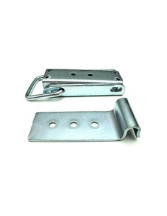 4x Exzenterverschluss Verschluss Bordwandverschluss mit Haken PKW Anhänger 93 mm