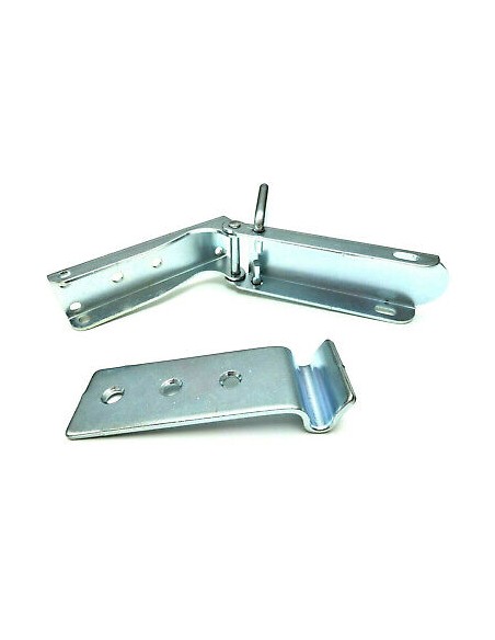 2x Exzenterverschluss Verschluss Bordwandverschluss mit Haken PKW Anhänger 130mm