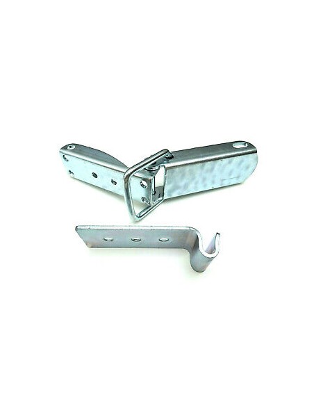 2x Exzenterverschluss Verschluss Bordwandverschluss mit Haken PKW Anhänger 93 mm
