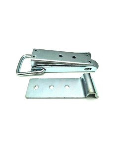 4x Exzenterverschluss Verschluss Bordwandverschluss mit Haken PKW Anhänger 130mm